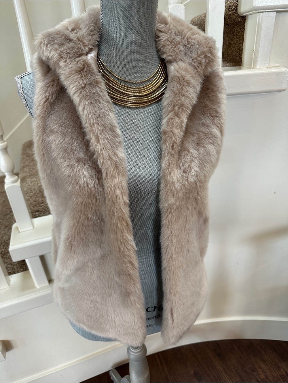 Dynamite faux fur vest